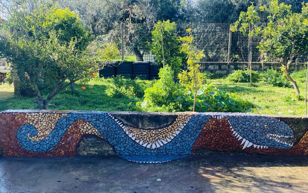 mosaic of a ketos